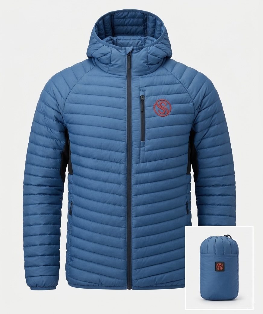 Down and insulated jacket